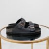 Shelosophy-3 ZUECO BIRK CUERO NEGRO
