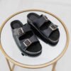 Shelosophy-4 ZUECO BIRK CUERO NEGRO