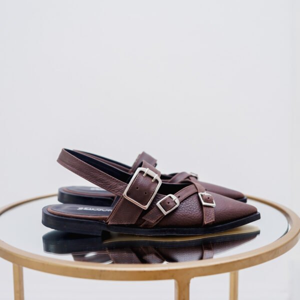 ZAPATO DIANA CUERO CHOCOLATE