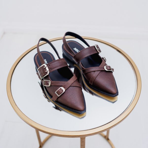 ZAPATO DIANA CUERO CHOCOLATE