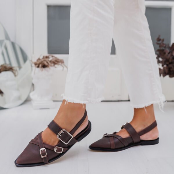 ZAPATO DIANA CUERO CHOCOLATE