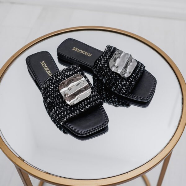 SANDALIA TULSI NEGRO