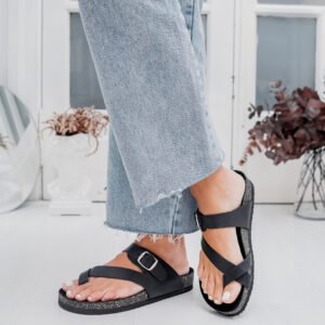 shelosophy-36 SANDALIA FRAN NEGRO