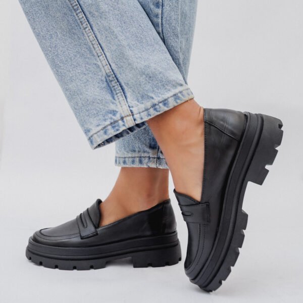 MOCASIN PREPPY CUERO NEGRO