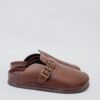 ZUECO BIRK CUERO CHOCO