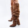 BOTA LYN GAMUZA DE CUERO SUELA [preventa]