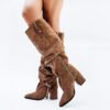 BOTA LYN GAMUZA DE CUERO SUELA [preventa]