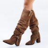 BOTA LYN GAMUZA DE CUERO SUELA [preventa]