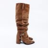 BOTA LYN GAMUZA DE CUERO SUELA [preventa]