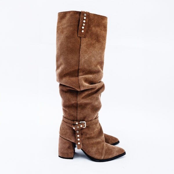 BOTA LYN GAMUZA DE CUERO SUELA [preventa]
