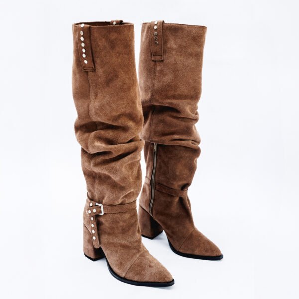 BOTA LYN GAMUZA DE CUERO SUELA [preventa]
