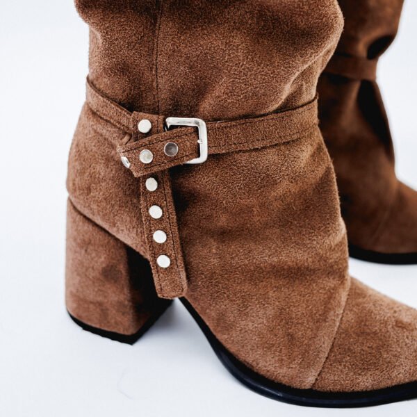 BOTA LYN GAMUZA DE CUERO SUELA [preventa]