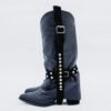 BOTA BRIGITTE CUERO NEGRO