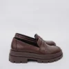 MOCASÍN PREPPY CUERO CHOCO