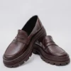 MOCASÍN PREPPY CUERO CHOCO