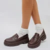 MOCASÍN PREPPY CUERO CHOCO