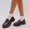MOCASÍN PREPPY CUERO CHOCO