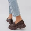 MOCASÍN PREPPY CUERO CHOCO