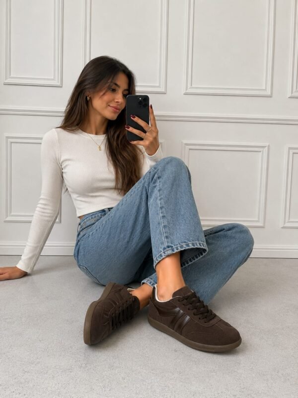 ZAPATILLA GIULIA CHOCOLATE