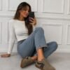 ZAPATILLA GIULIA VISÓN Y NEGRO